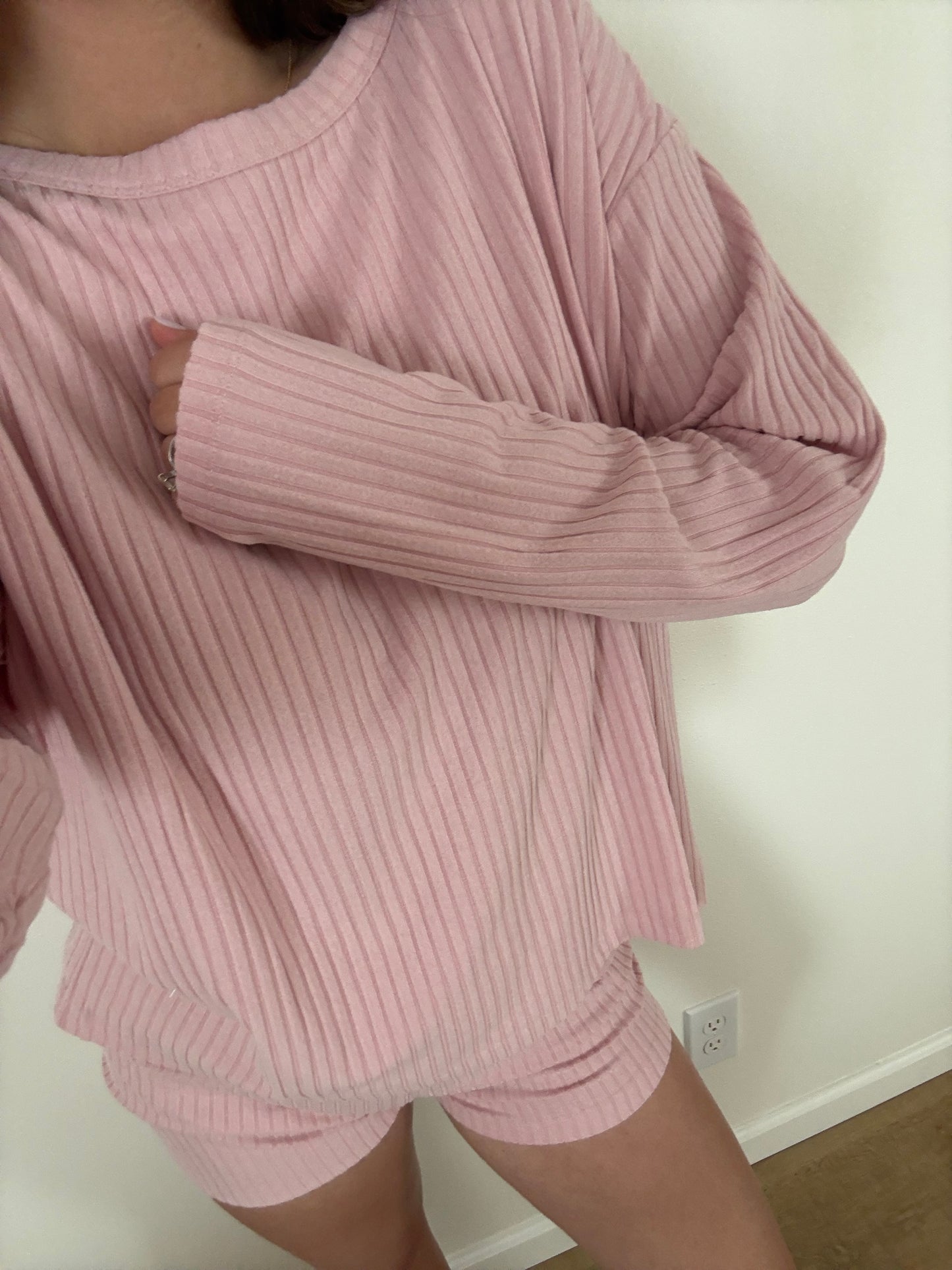 Ballerina Pajama Set, Blush Pink