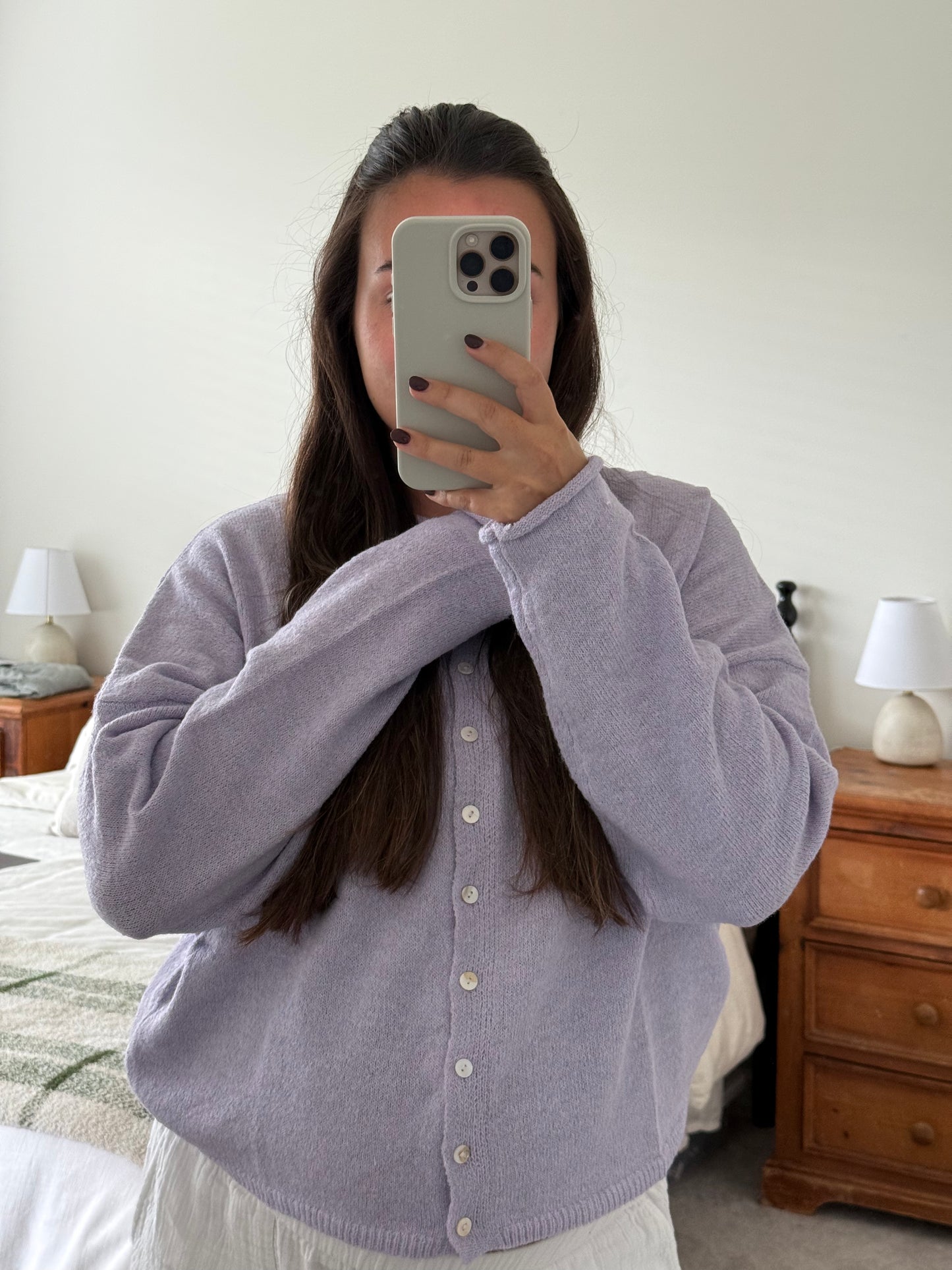 Rae Cardigan, Lavender