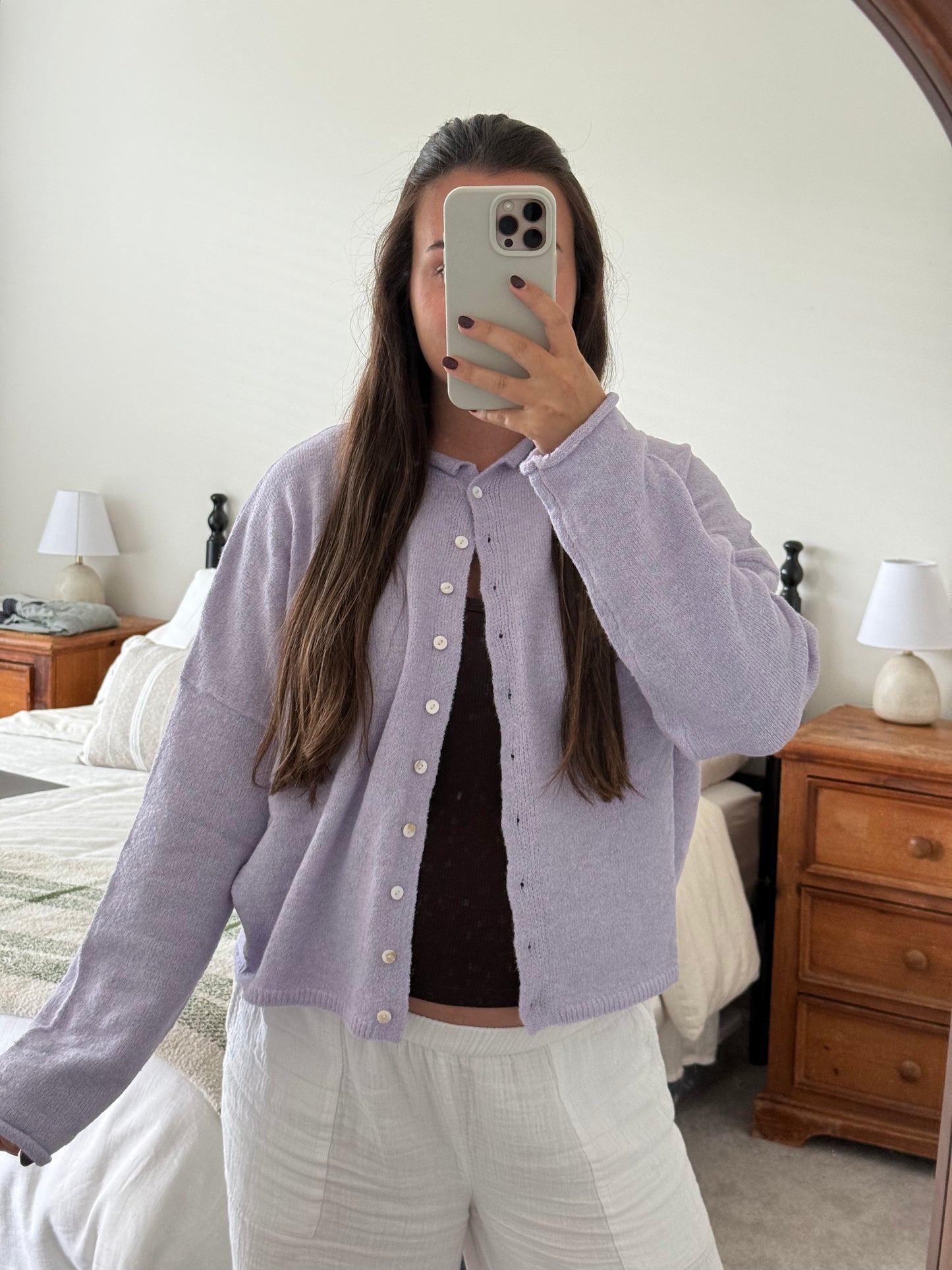 Rae Cardigan, Lavender
