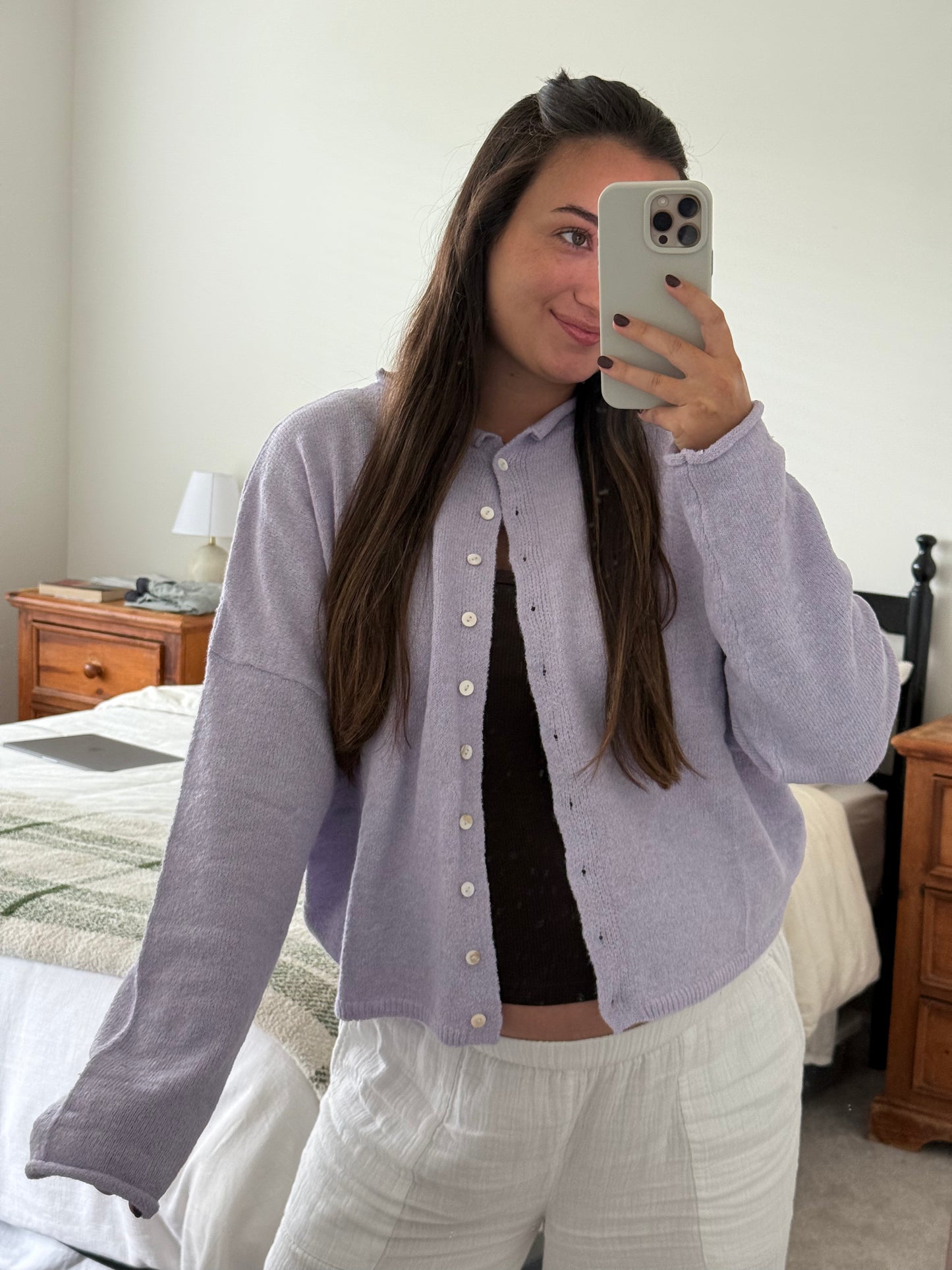 Rae Cardigan, Lavender