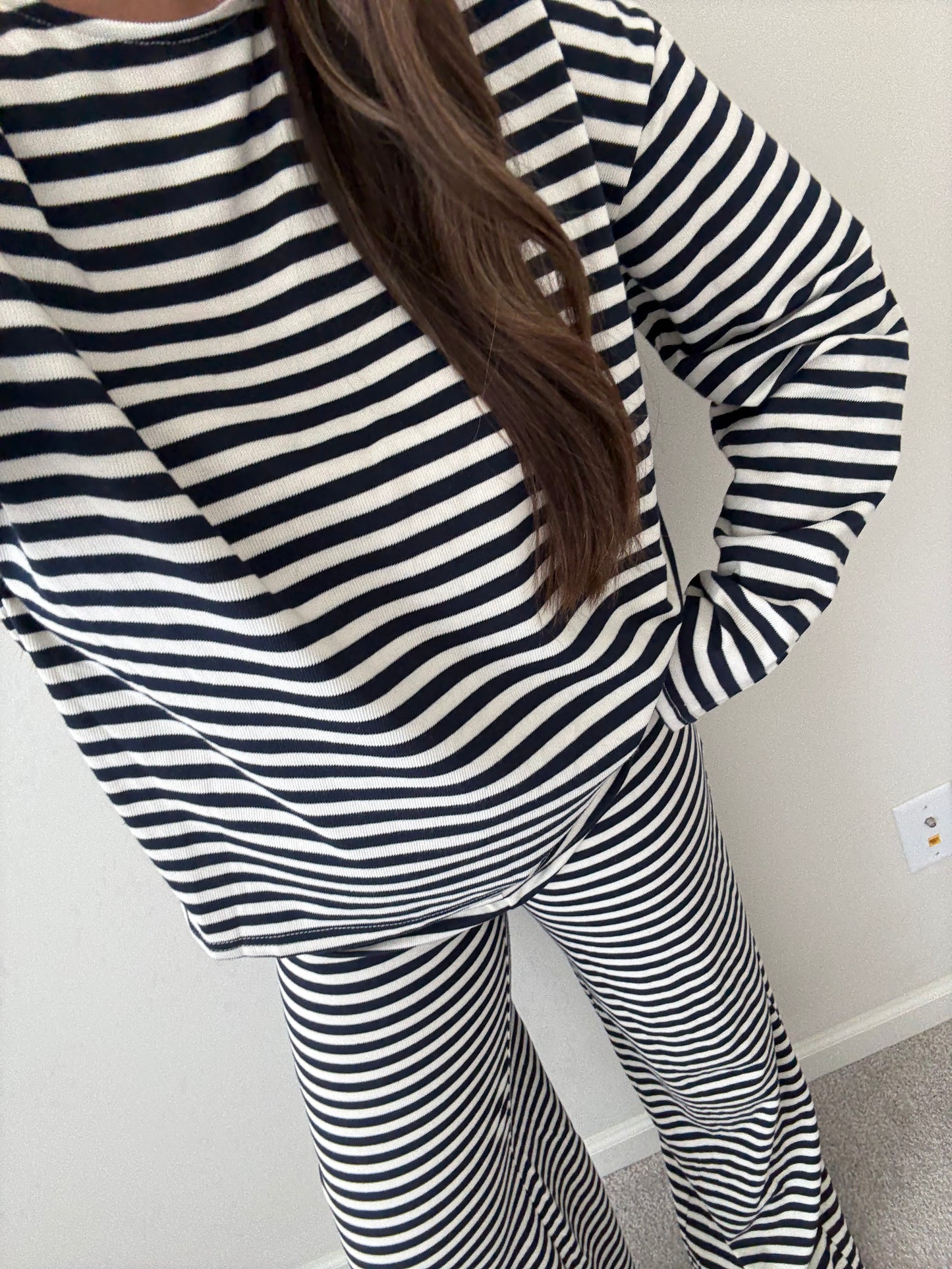 Navy Striped Long Sleeve