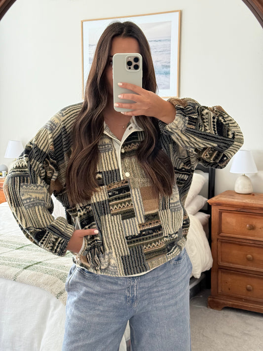 Grandpa Fleece Pullover