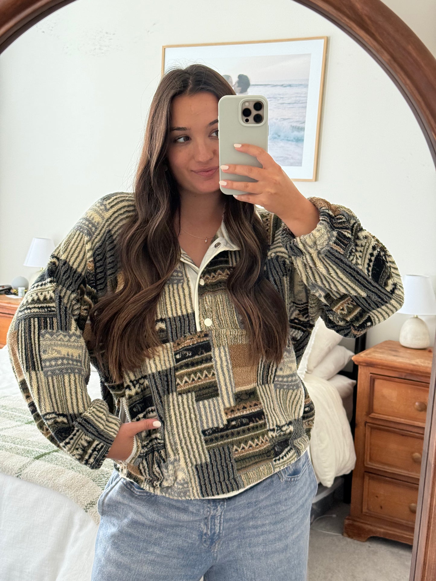 Grandpa Fleece Pullover