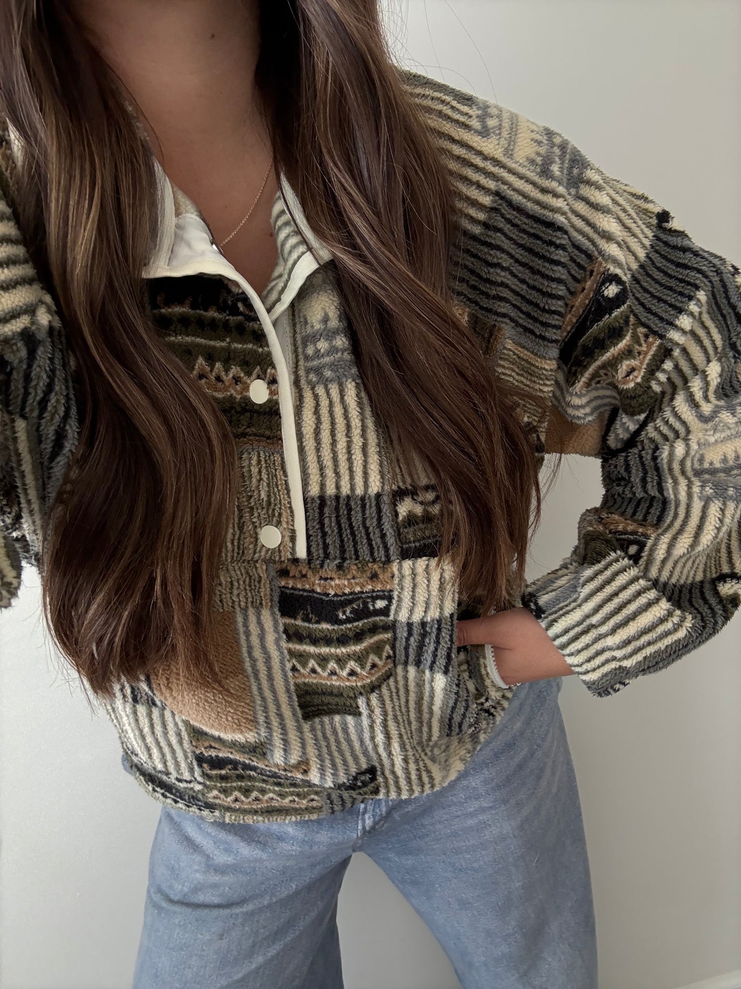 Grandpa Fleece Pullover