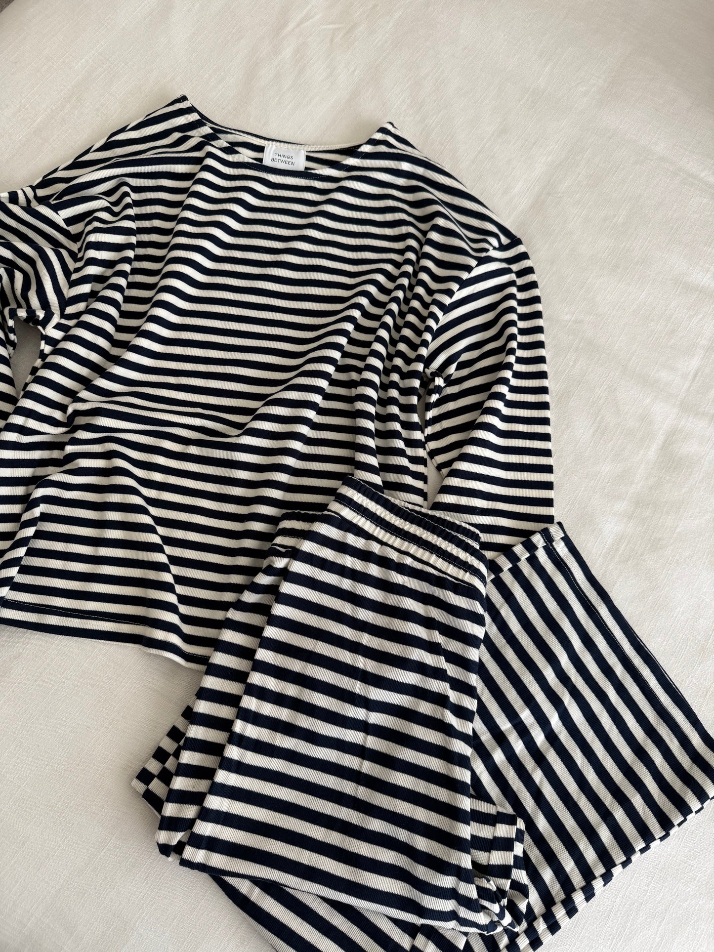 Navy Striped Long Sleeve