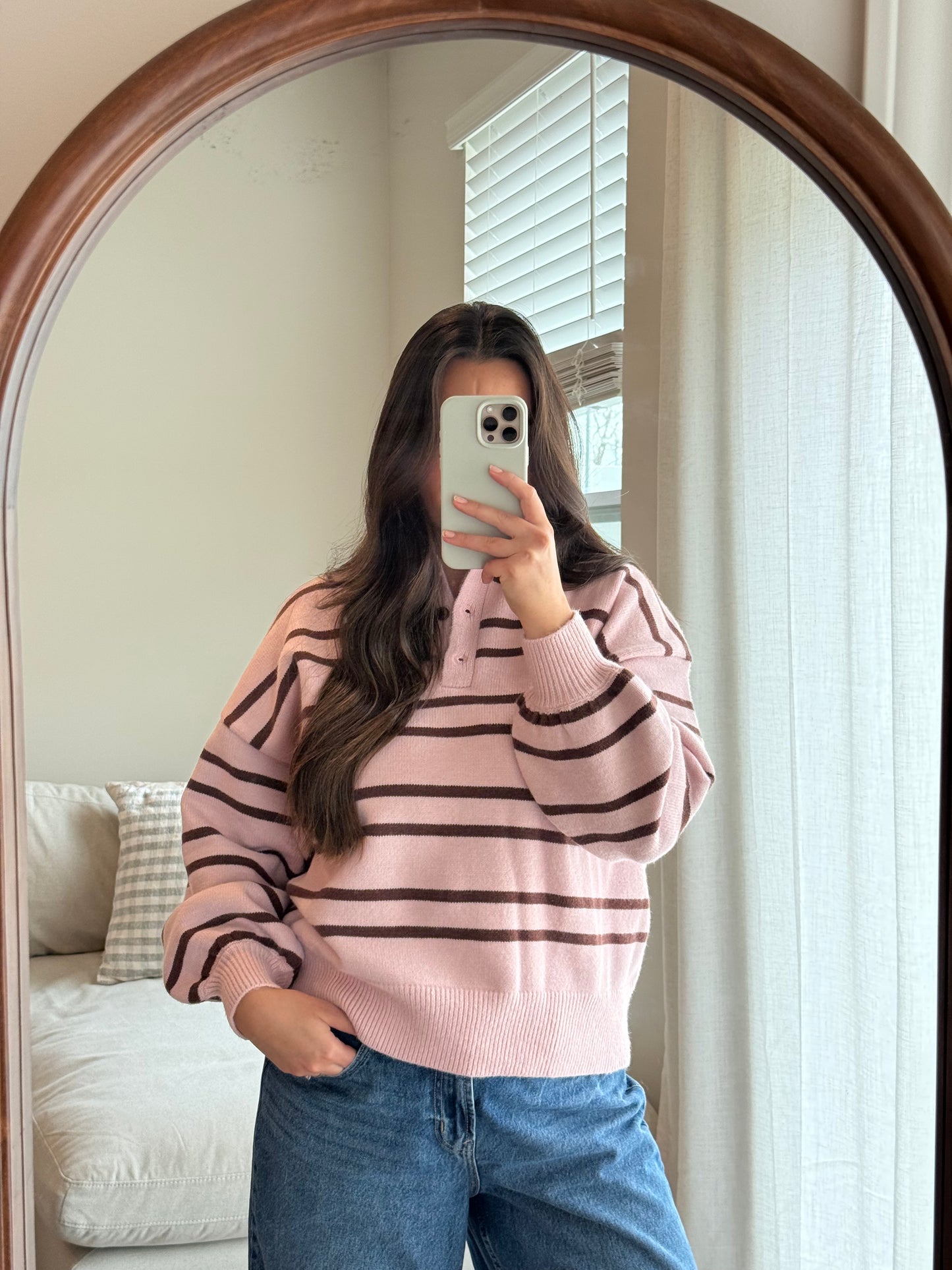 Girl on the Go Polo Sweater