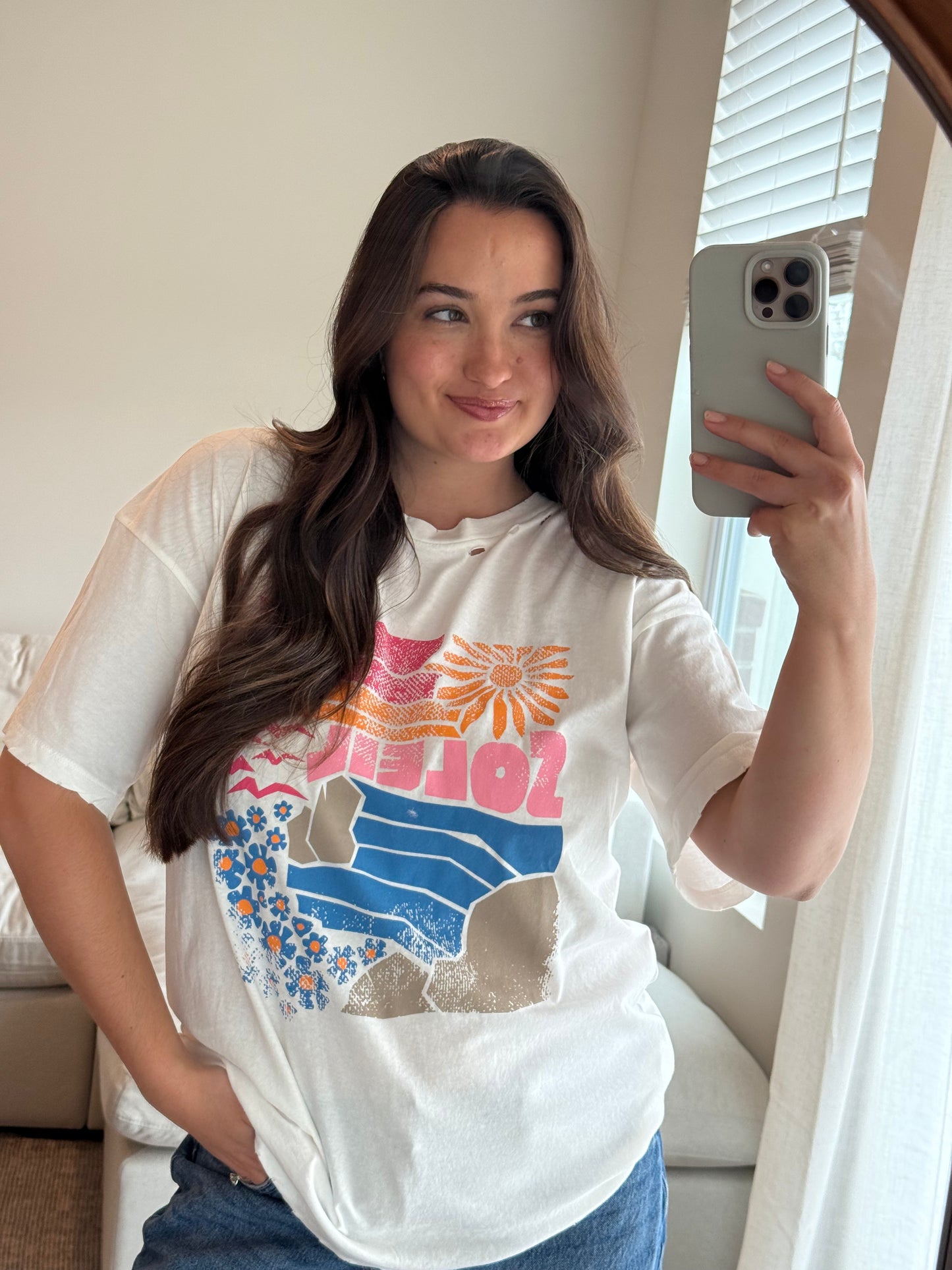 Soleil Oversized Graphic Tee