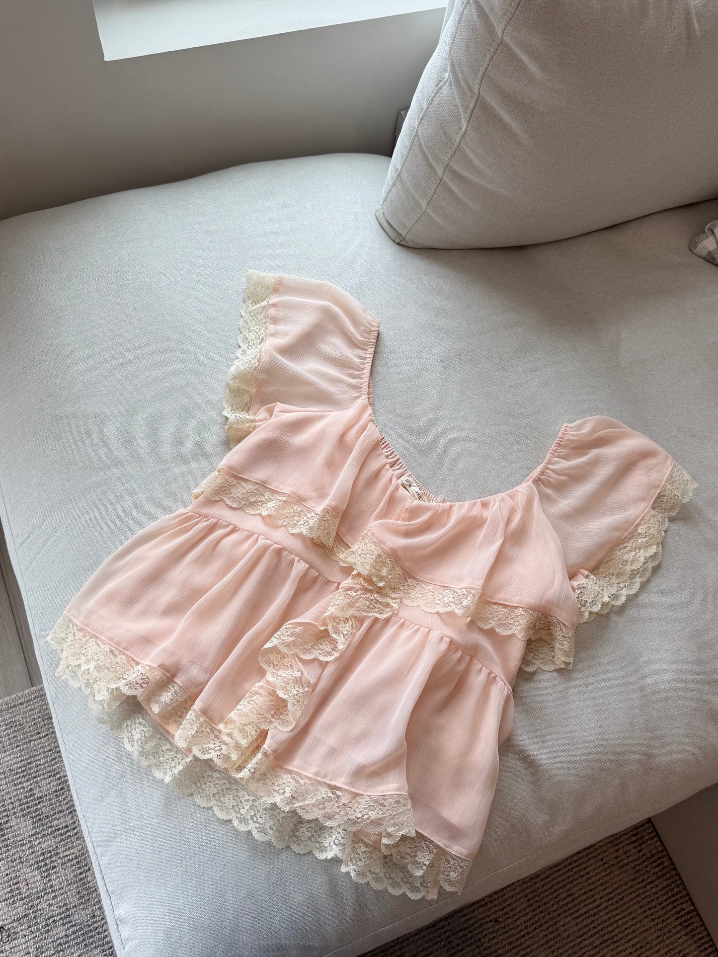 Desert Rose Lace Blouse