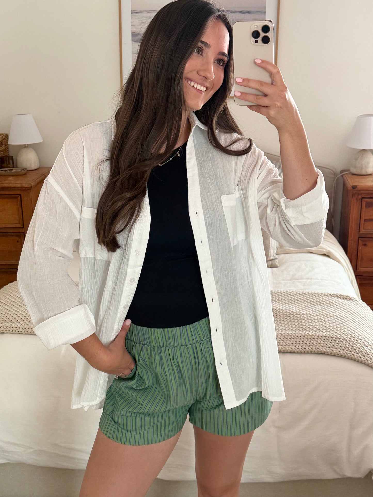 Lagoon Shorts, Green/Blue