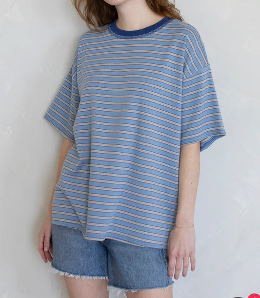 Jeremiah Oversized Tee, Blue