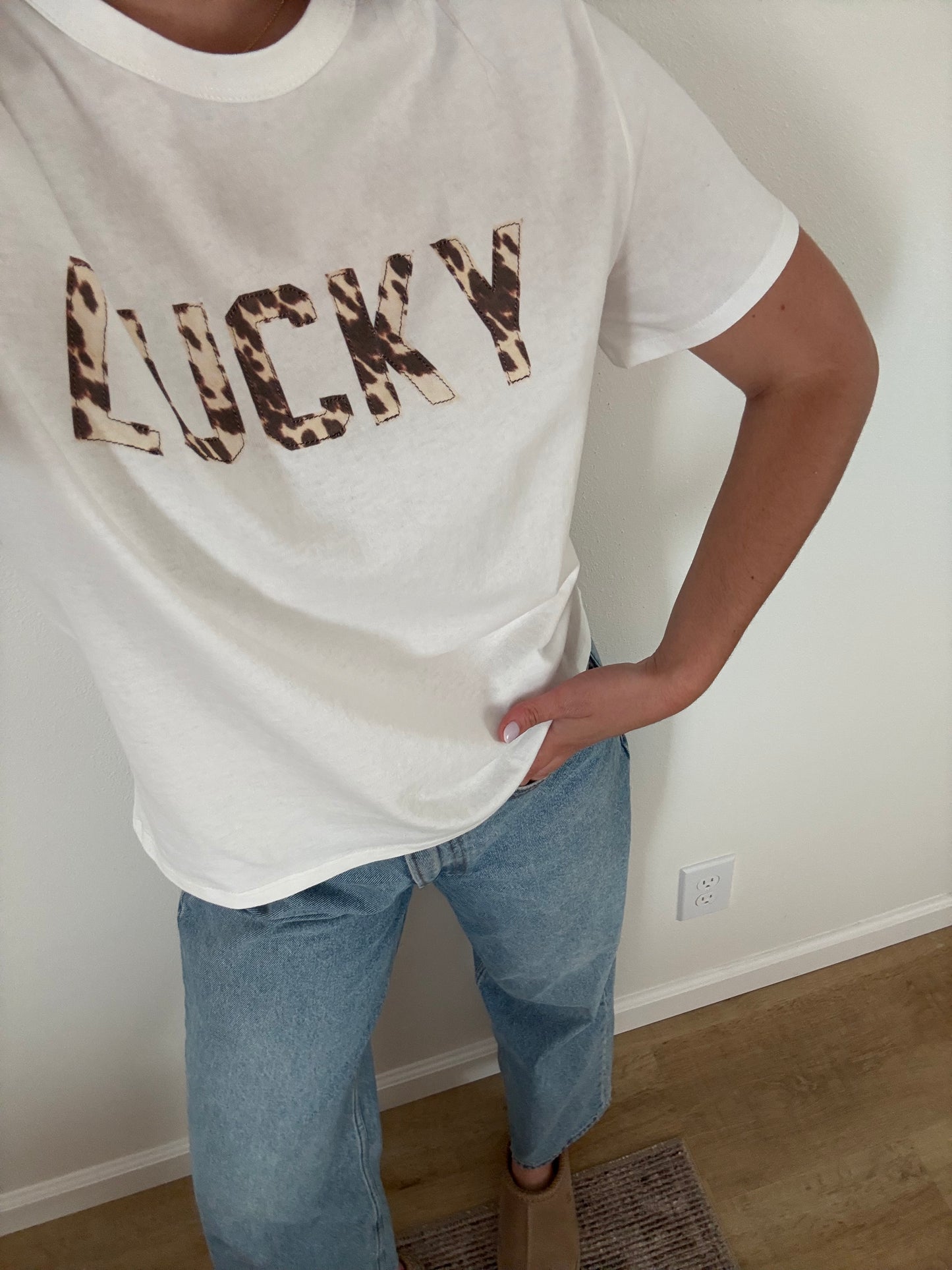 Lucky Tee, White