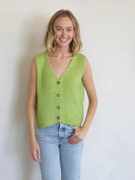 Key Lime Sweater Tank