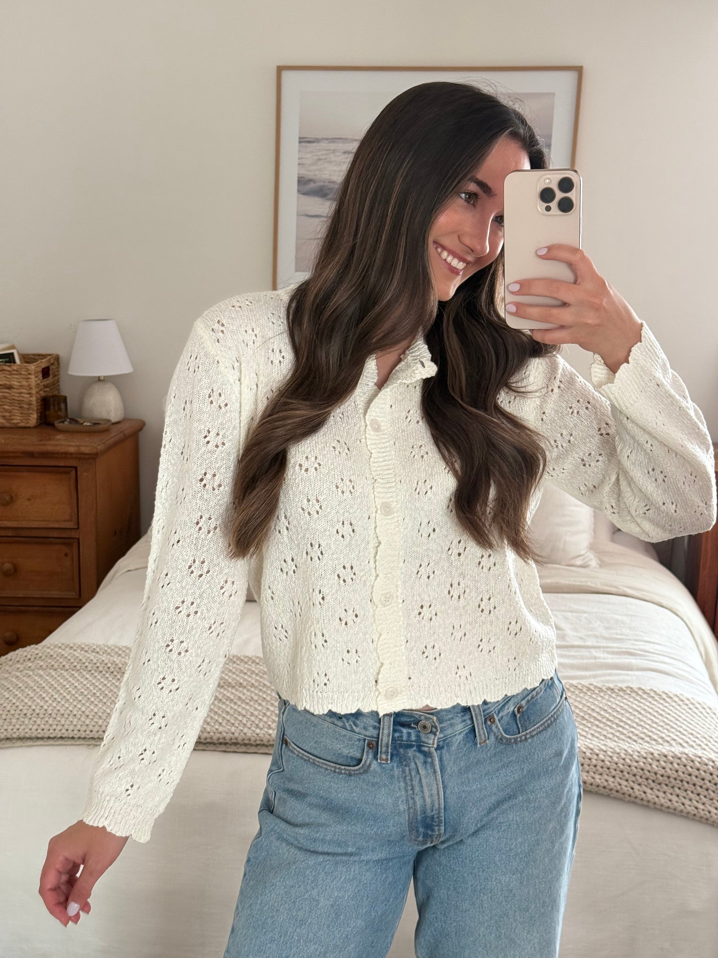 PRE-ORDER, Angel Cardigan, Ivory