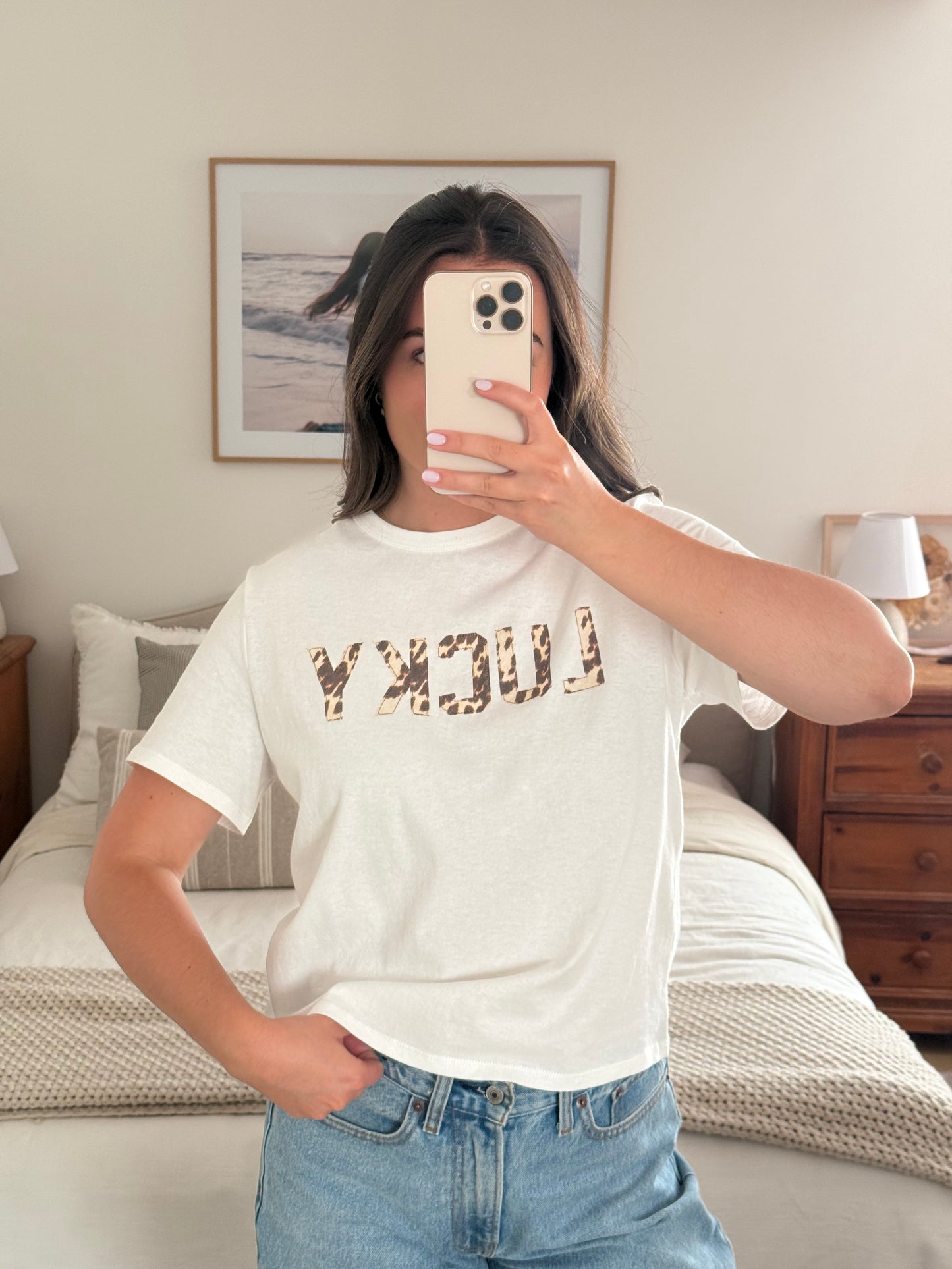 Lucky Tee, White