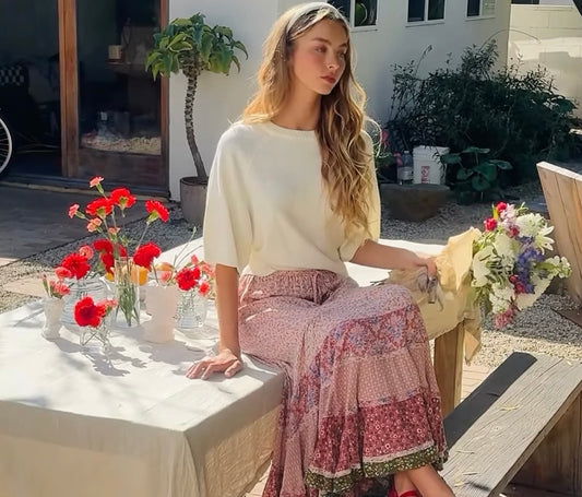Floral Maxi Skirt