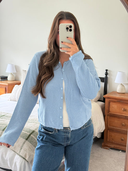 Winnie Cardigan, Sky Blue