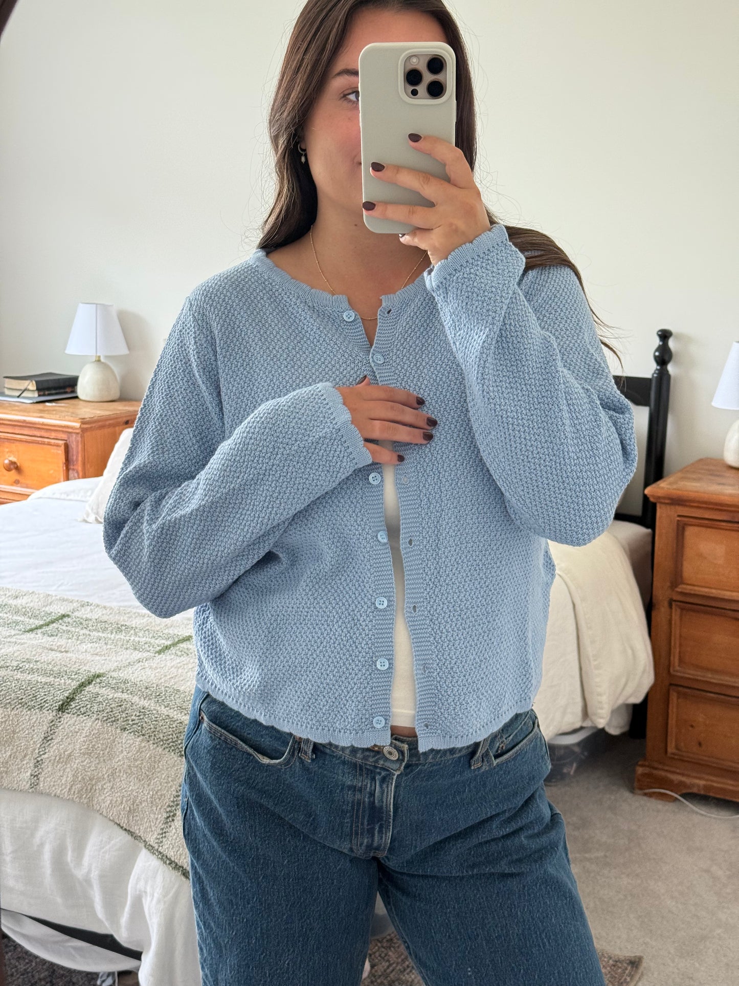 Winnie Cardigan, Sky Blue