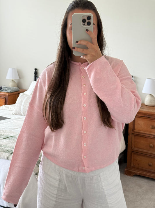 Rae Cardigan, Baby Pink