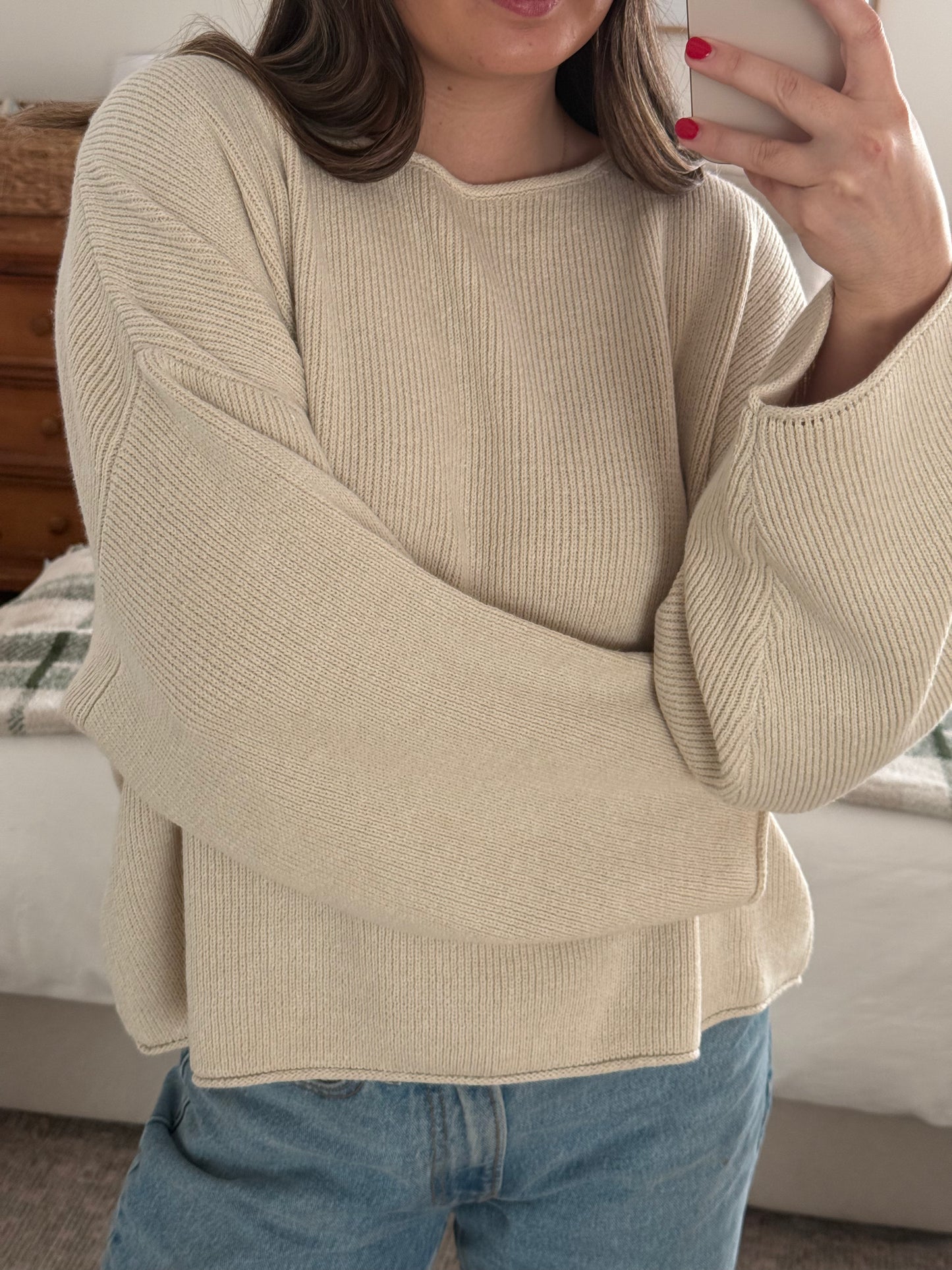 Cozy Up Oversized Sweater, Oatmeal