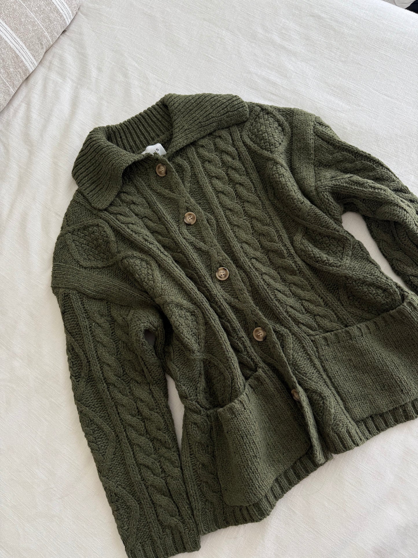 Montana Cardigan, Forest Green