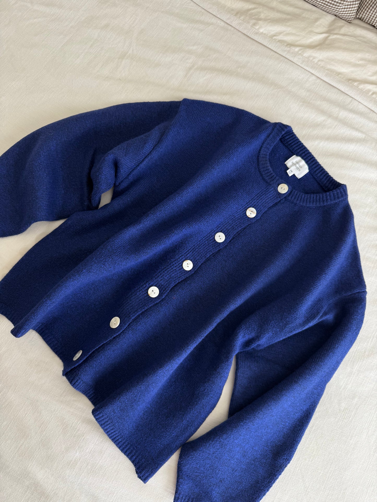 Crisp Air Cardigan, Royal Blue