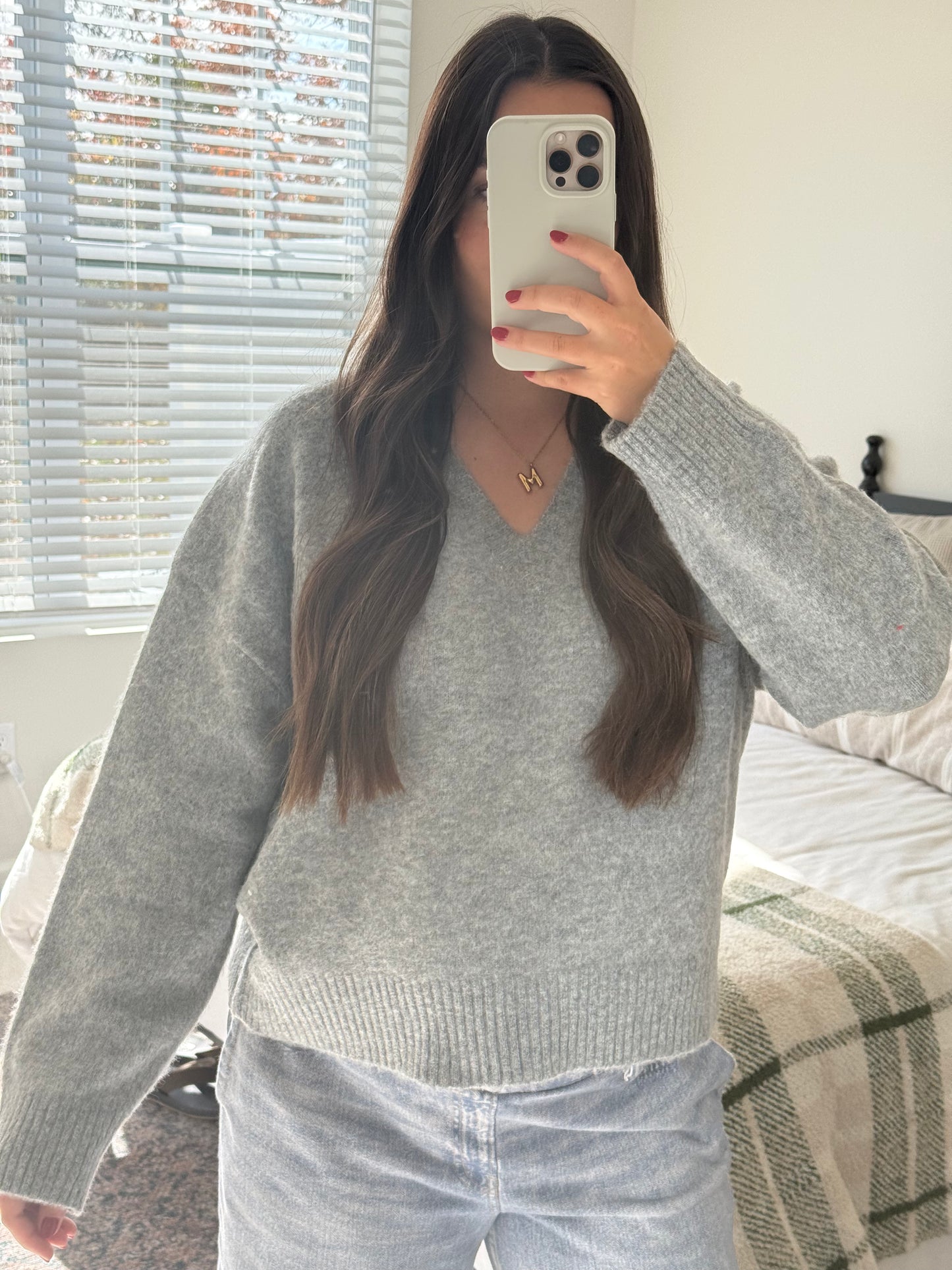 North Pole Sweater, Heather Grey