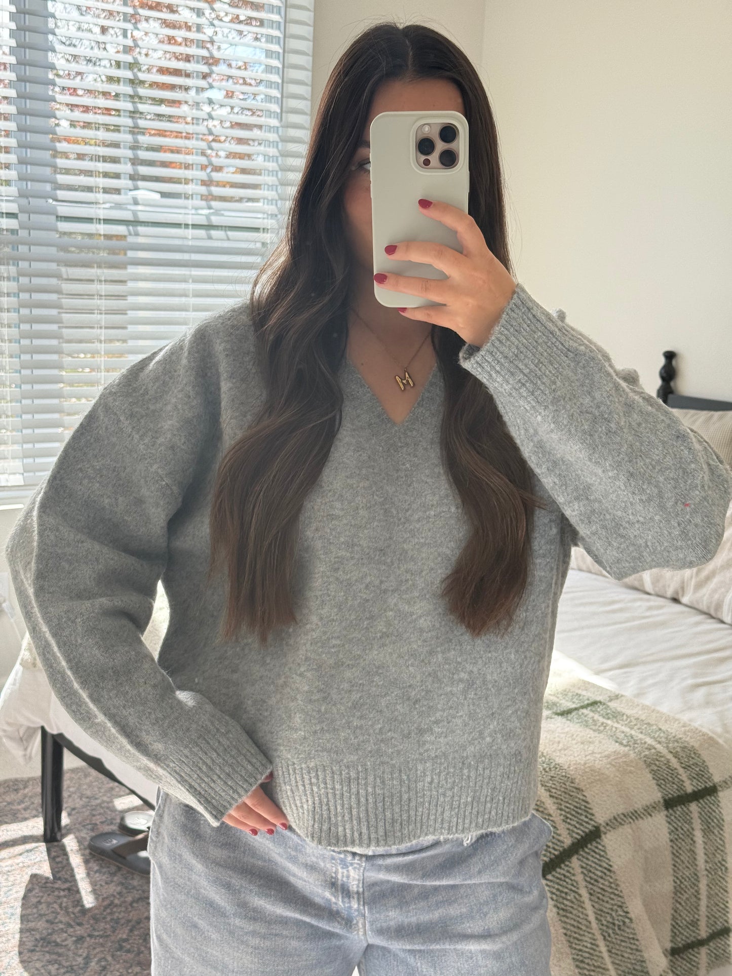 North Pole Sweater, Heather Grey