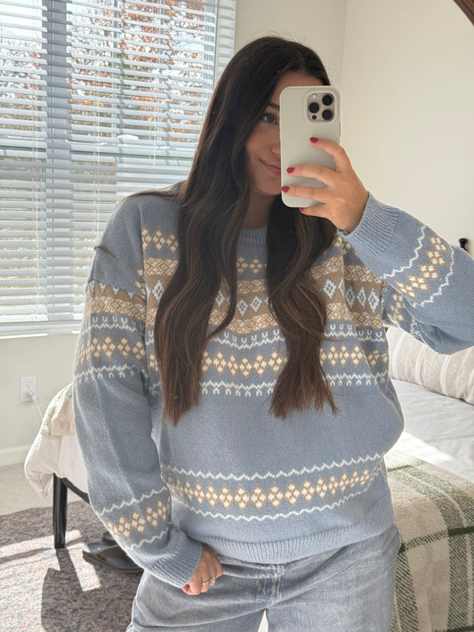 Snow Day Fair Isle Sweater