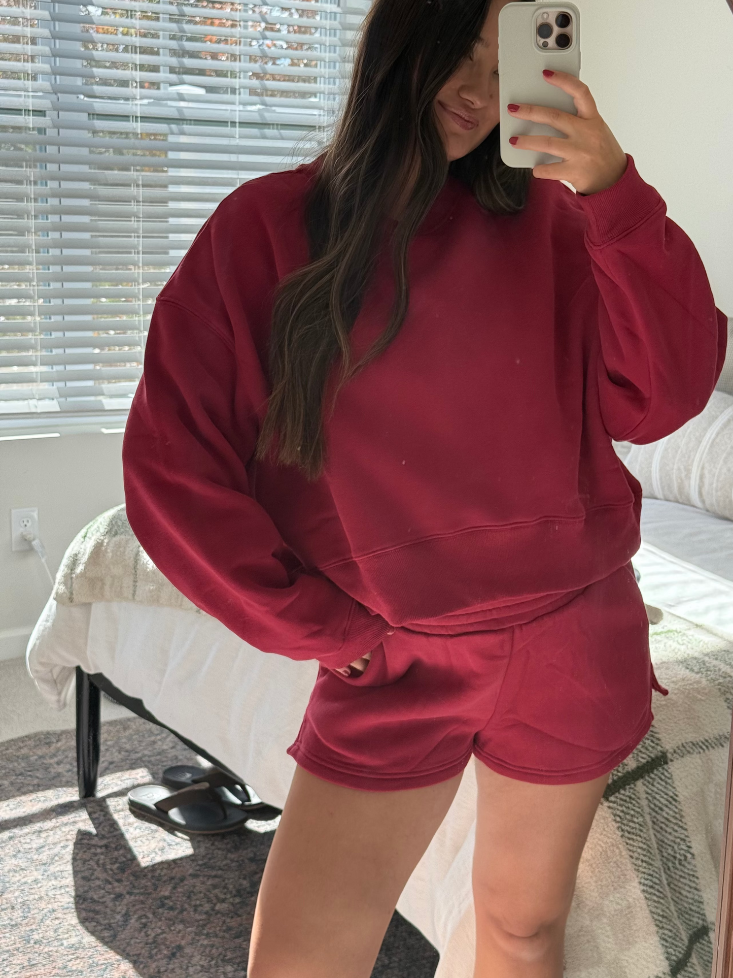 Crimson Cozy Pullover
