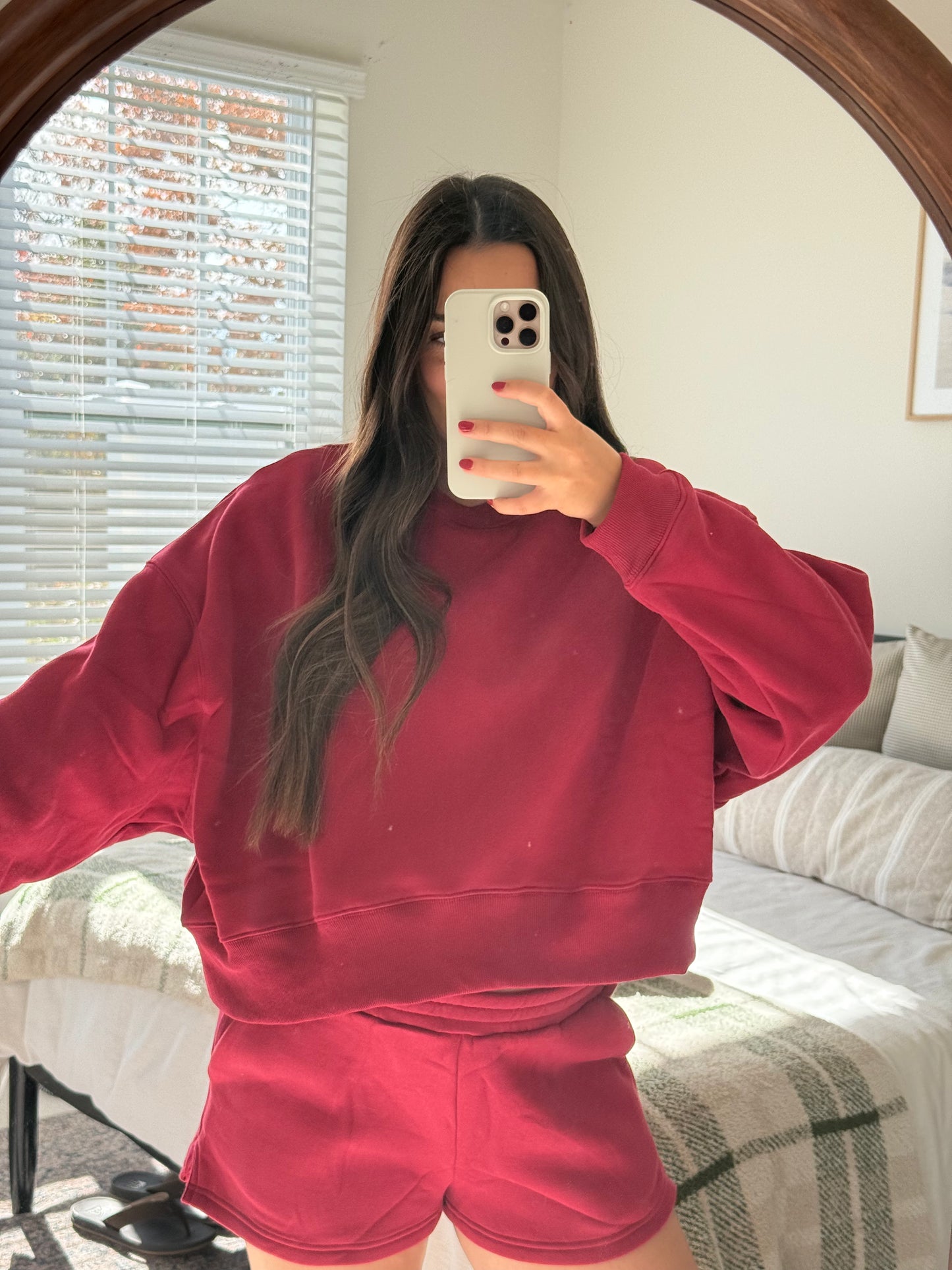 Crimson Cozy Pullover
