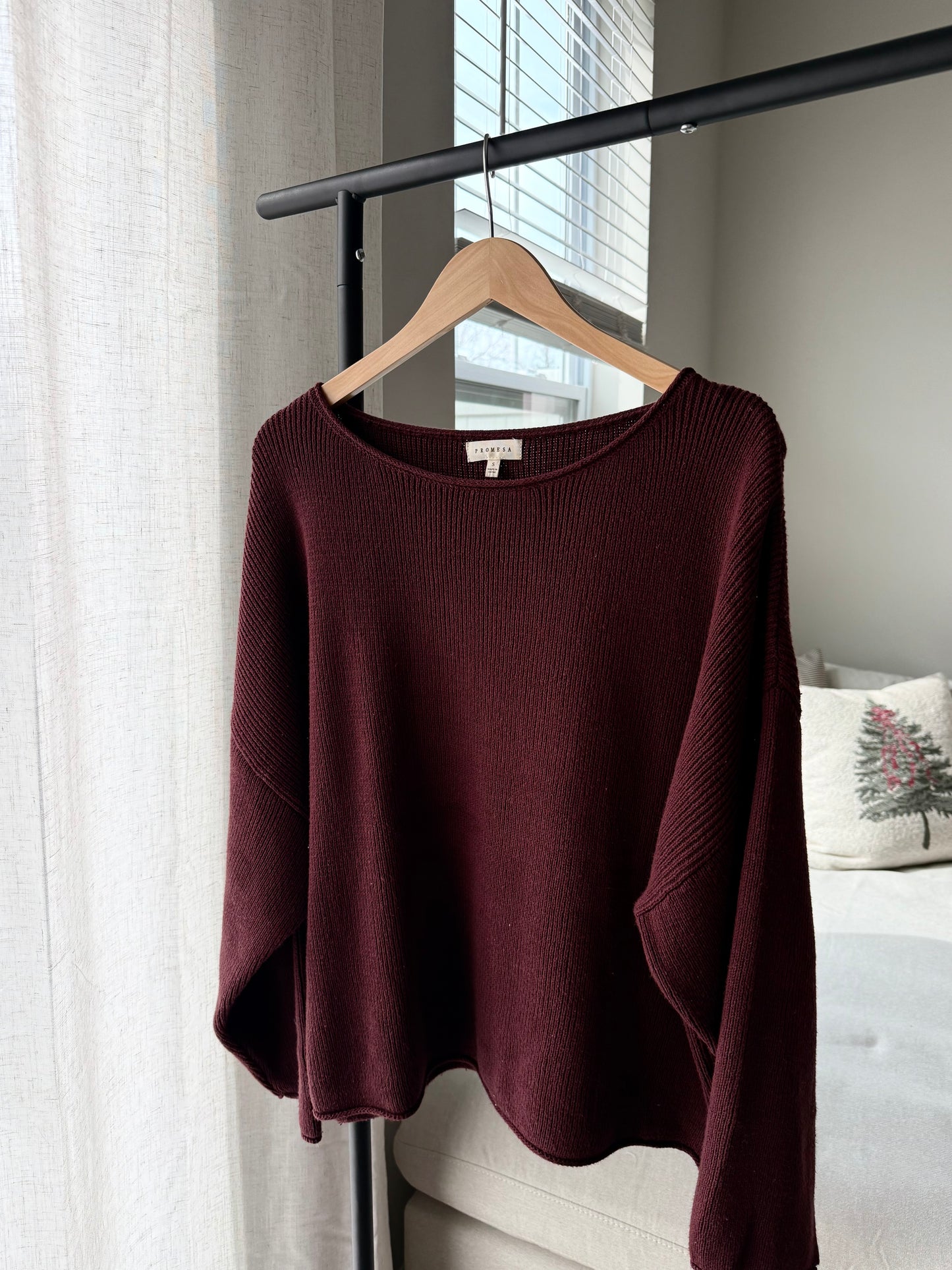 Cozy Up Oversized Sweater, Plum