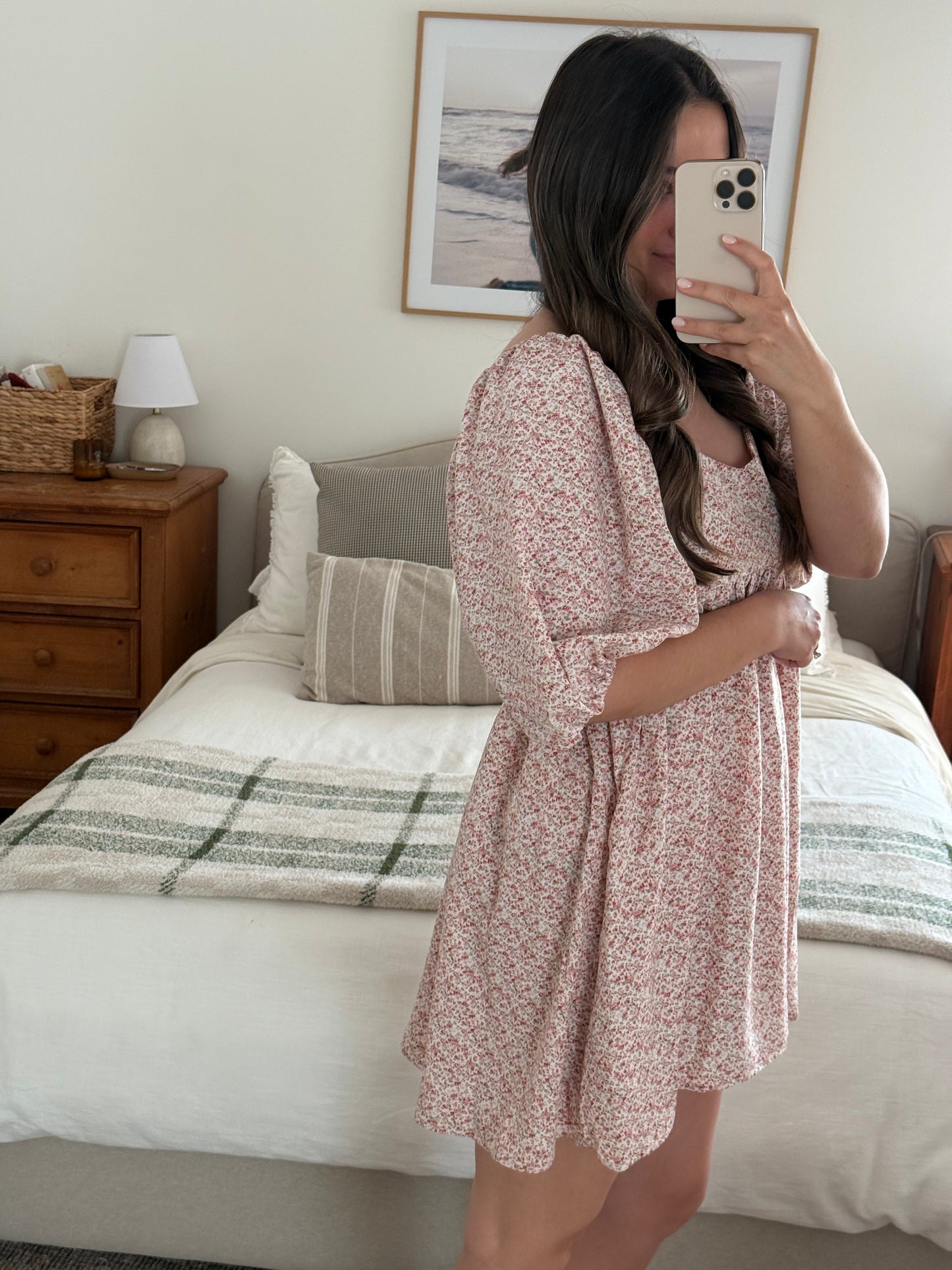 Blush Blossoms Dress, Pink
