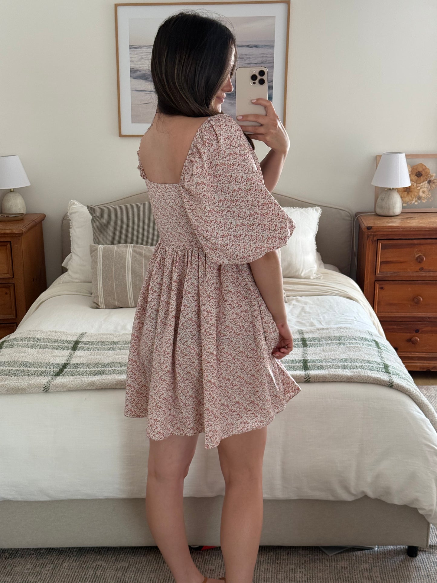 Blush Blossoms Dress, Pink