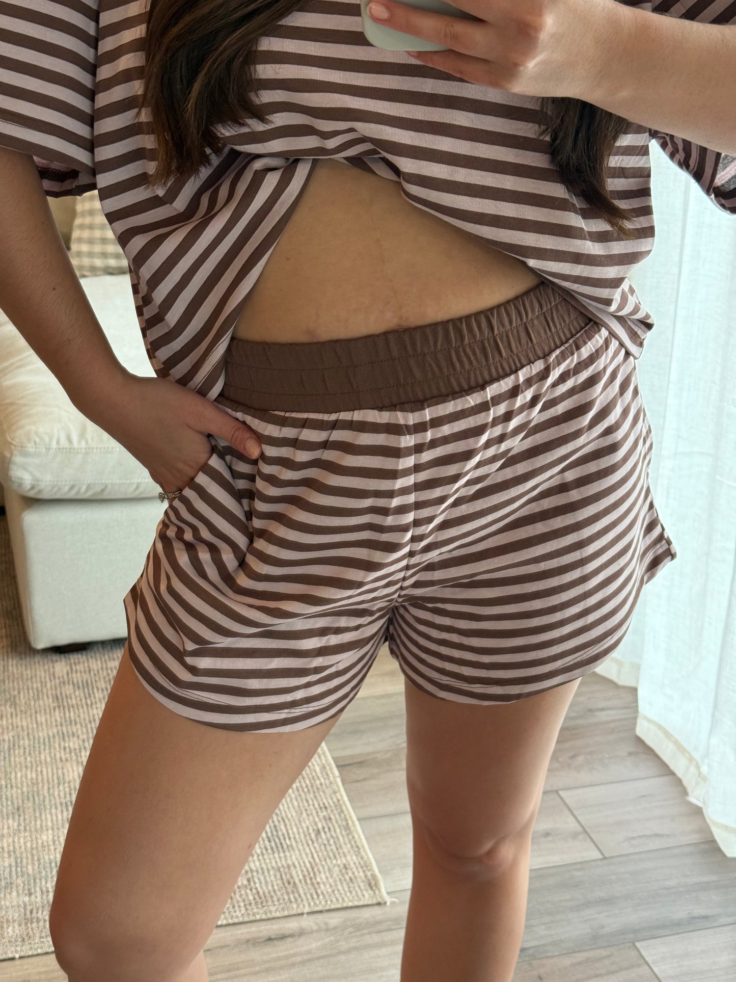 Strawberry Latte Shorts