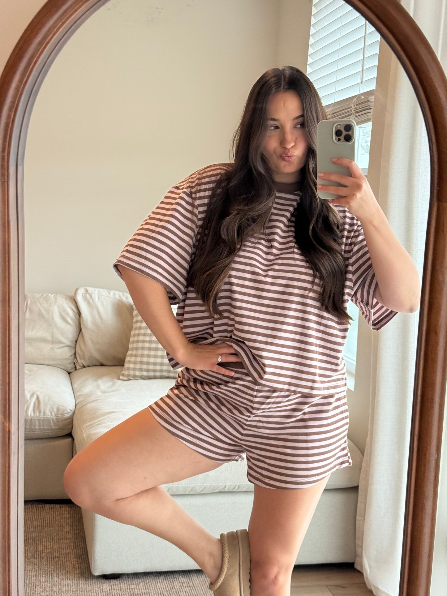 Strawberry Latte Shorts