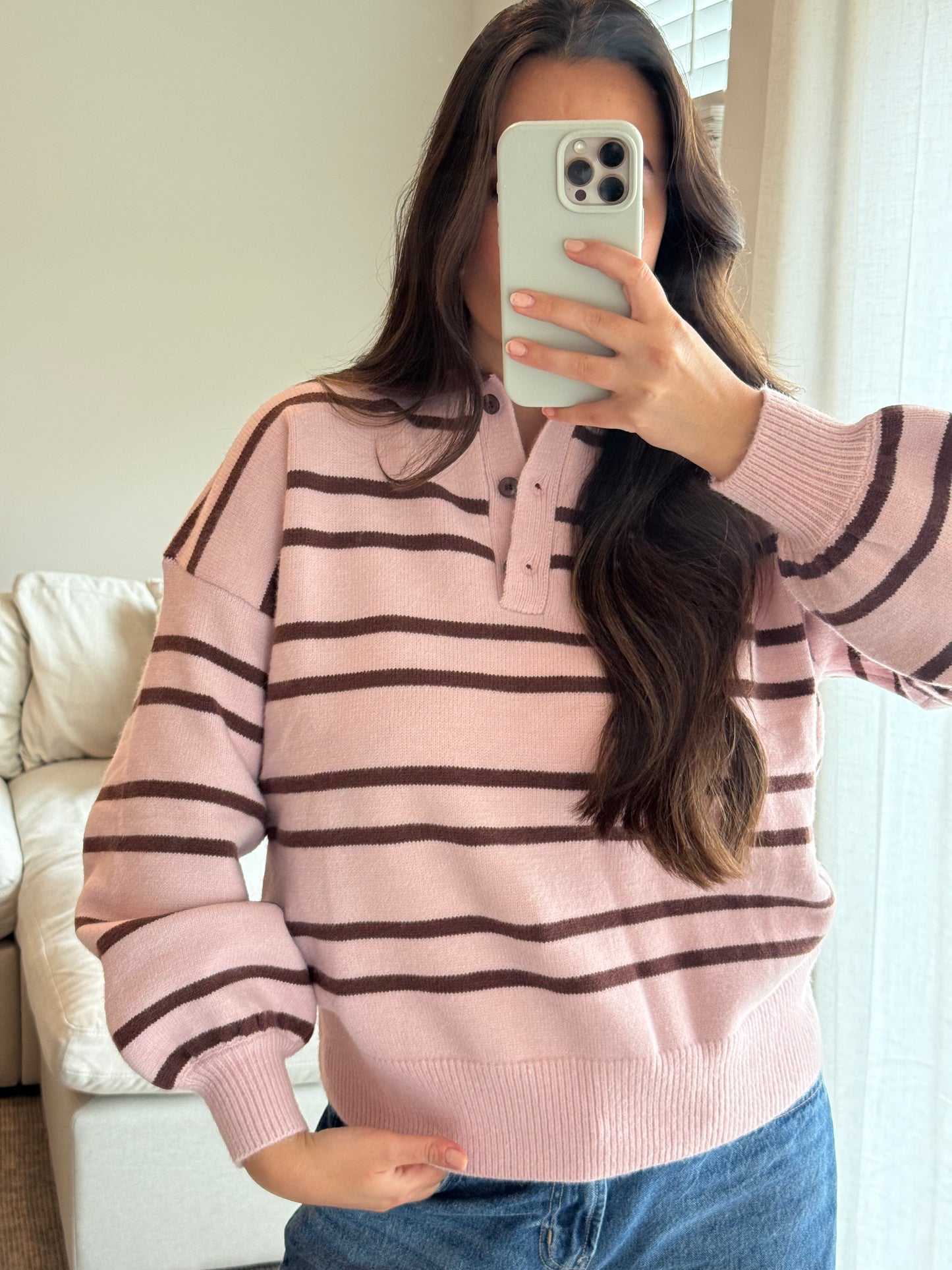 Girl on the Go Polo Sweater
