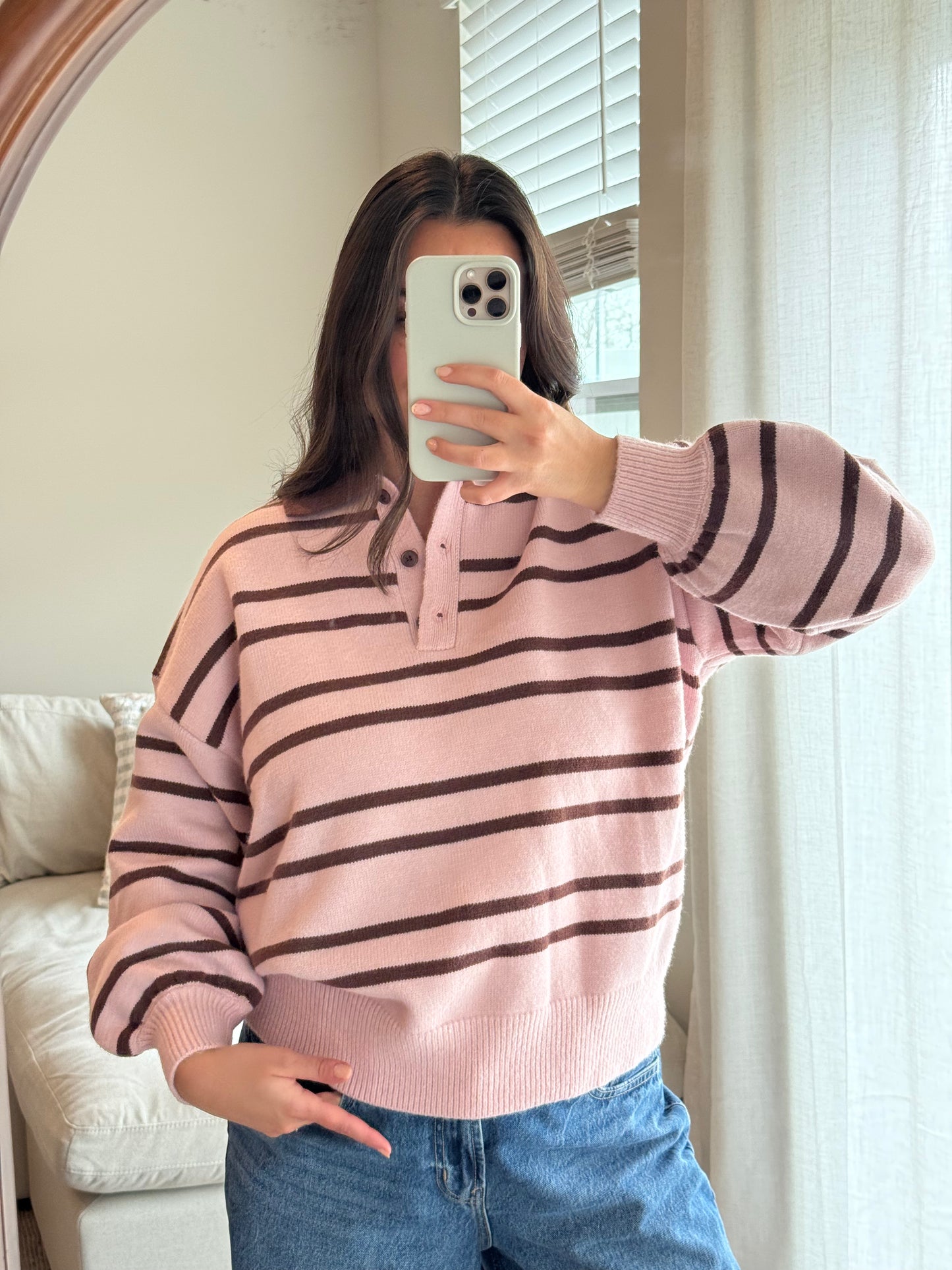 Girl on the Go Polo Sweater