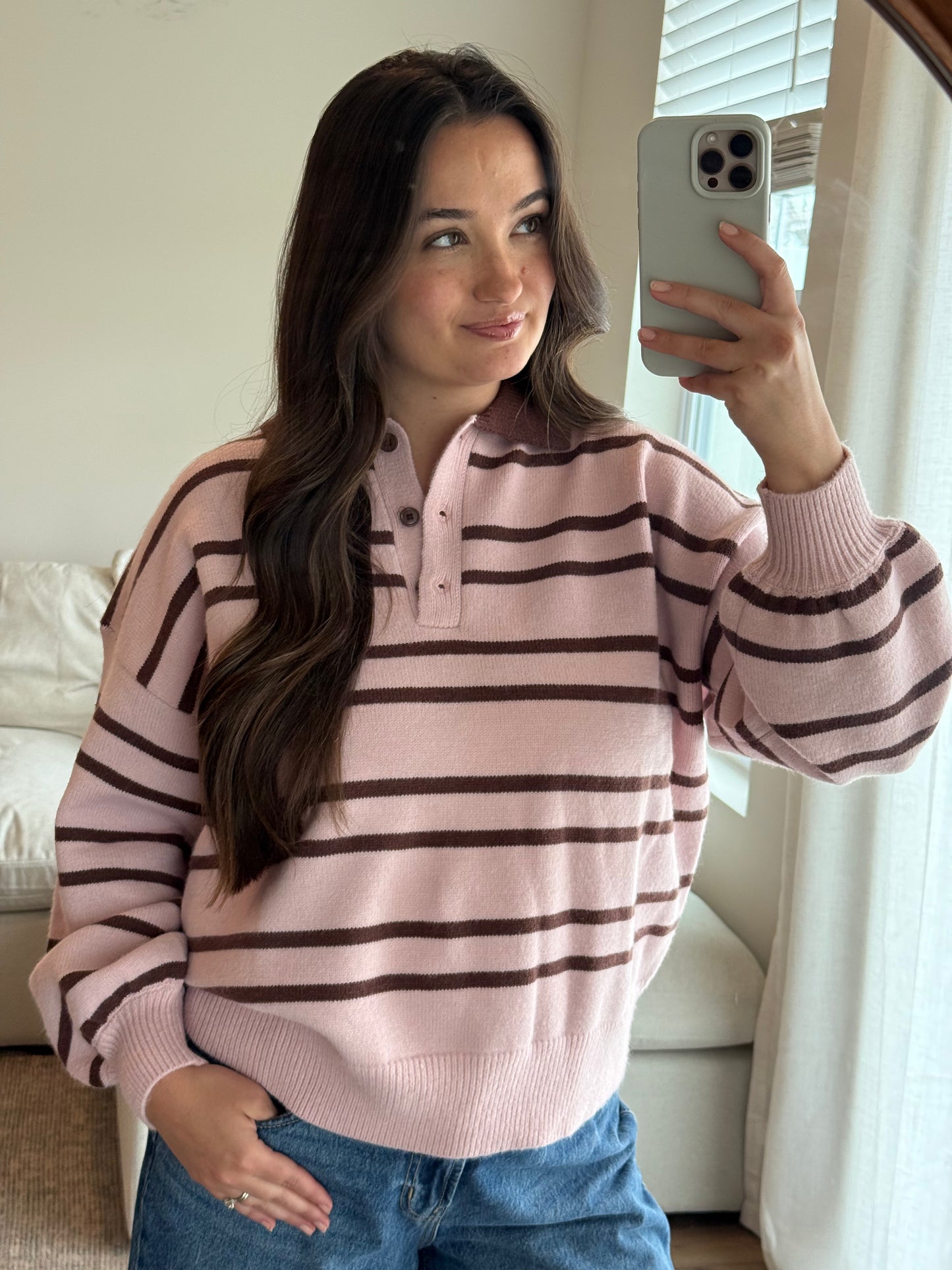 Girl on the Go Polo Sweater