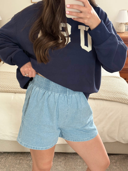 Boardwalk Shorts, Light Denim