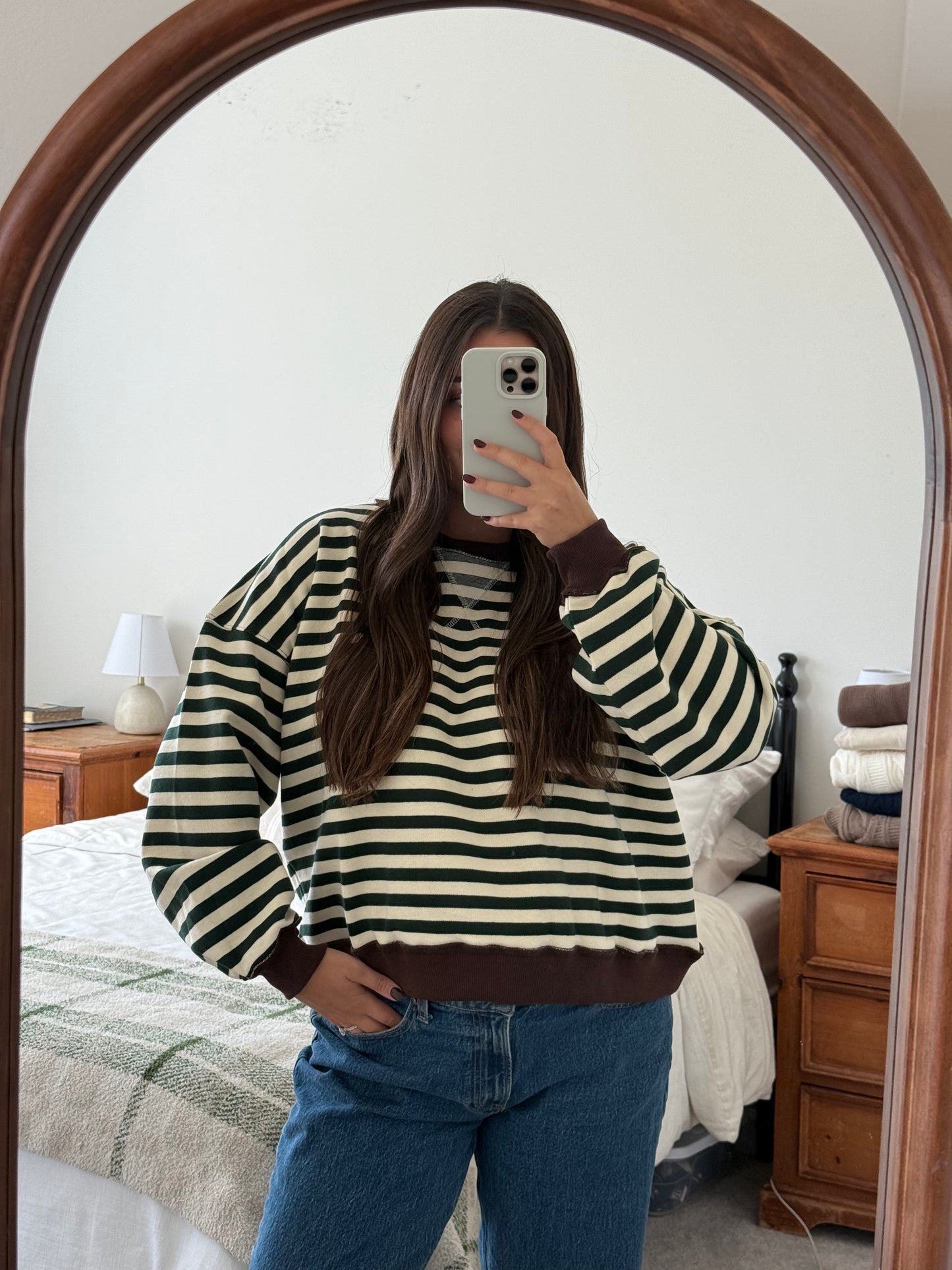 Feeling Free Pullover, Hunter Green