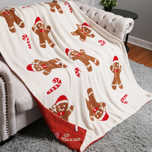 Gingerbread Throw Blanket